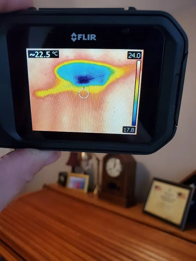 Thermal imaging inspection for water damage in Seagoville